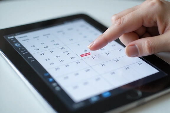 Imagen de un calendario con una fecha resaltada, simbolizando la facilidad de la reserva online.